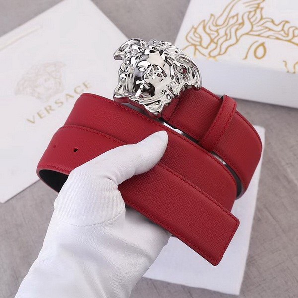 Super Perfect Quality Versace Belts(100% Genuine Leather,Steel Buckle)-587