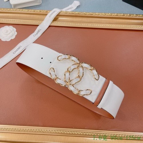 Super Perfect Quality CHNL Belts(100% Genuine Leather,steel Buckle)-272