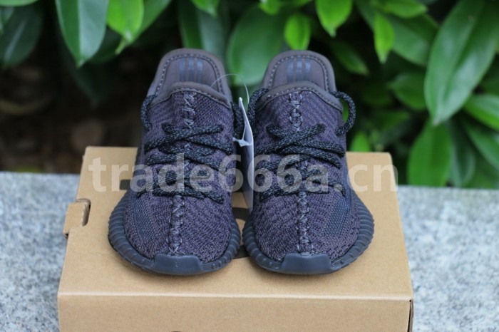Authentic Yeezy Boost 350 V2 Static Black Kids Shoes