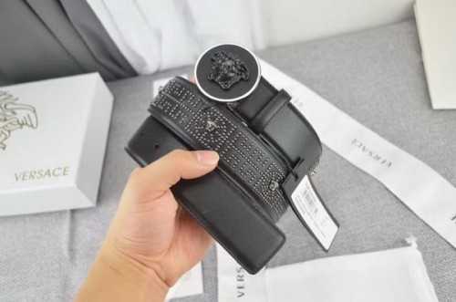 Super Perfect Quality Versace Belts(100% Genuine Leather,Steel Buckle)-747