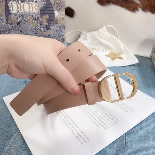 Super Perfect Quality Dior Belts(100% Genuine Leather,steel Buckle)-548