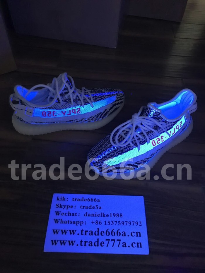 Authentic AD Yeezy 350 Boost V2 Zebra