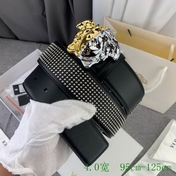 Super Perfect Quality Versace Belts(100% Genuine Leather,Steel Buckle)-681