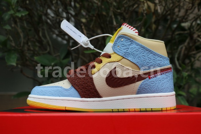 Authentic Maison Chateau Rouge x Air Jordan 1 High Mid