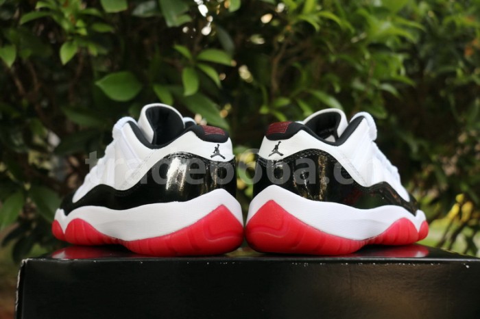 Authentic Air Jordan 11 Low “White Bred” Women Shoes