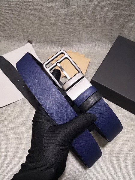 Super Perfect Quality Prada Belts(100% Genuine Leather,Reversible Steel Buckle)-026