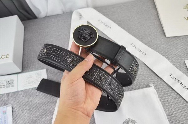 Super Perfect Quality Versace Belts(100% Genuine Leather,Steel Buckle)-749