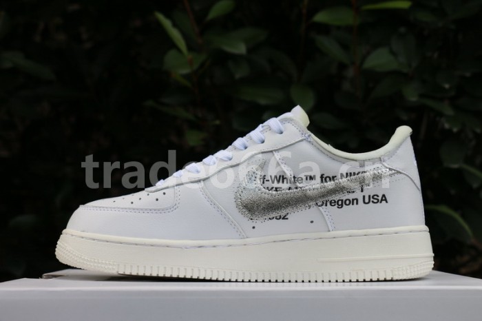 Authentic 2018 Off White x Moma Air Force 1 One Low White