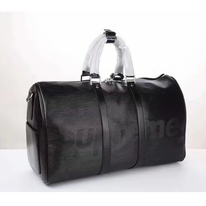 Supreme x LV Luggage Black Bags