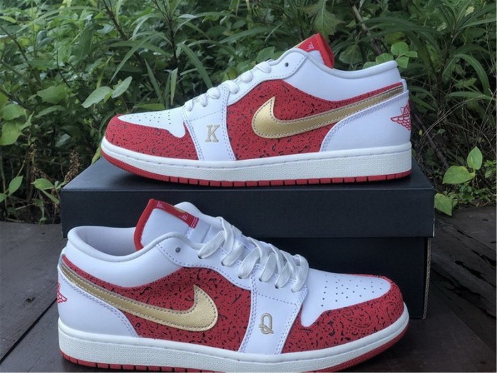 Authentic Air Jordan 1 Low “Spades”