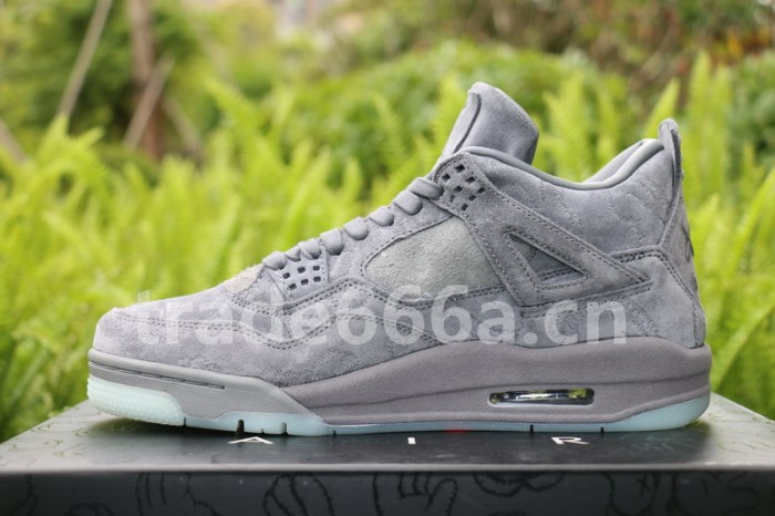 Authentic Kaws x Air Jordan 4 “Cool Grey”