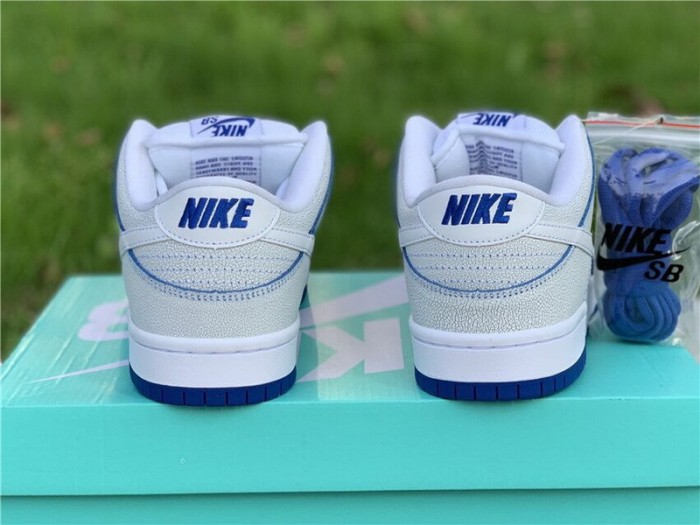 Authentic Nike SB Dunk Low Pro Premium White Game Royal