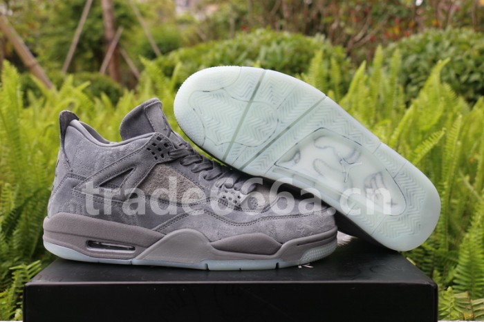 Authentic Kaws x Air Jordan 4 “Cool Grey”