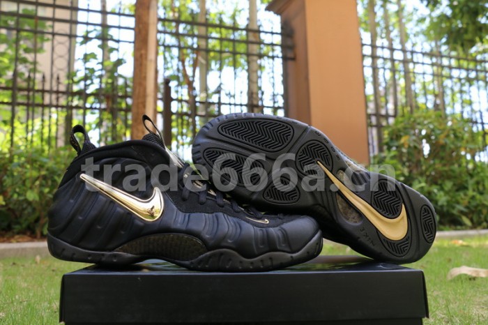 Authentic Nike Air Foamposite Pro “Black Metallic Gold”