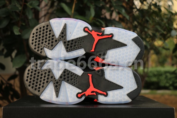 Authentic Air Jordan 6 “Black Infrared” Nike GS