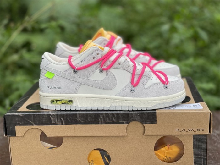 Authentic OFF-WHITE x Nike Dunk Low “The 50”DJ0950 117