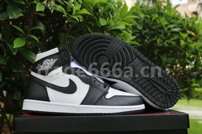Authentic Air Jordan 1 OG Retro High Black/White