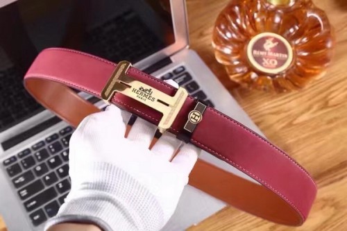 Super Perfect Quality Hermes Belts(100% Genuine Leather,Reversible Steel Buckle)-029