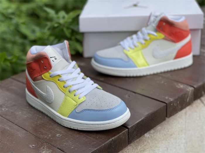 Authentic Air Jordan 1 Mid “To My First Coach”