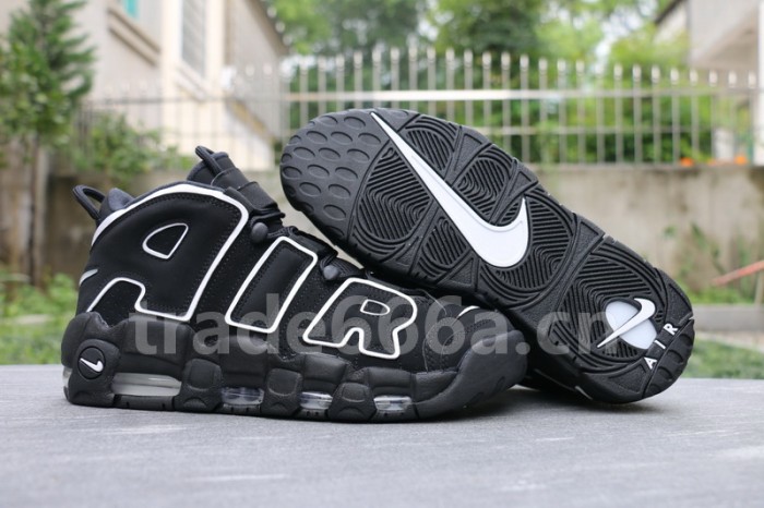 Authentic Nike More Uptempo “Black/White”
