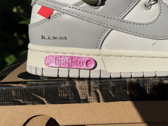 Authentic OFF-WHITE x Nike Dunk Low “The 50” DM1602 124--22