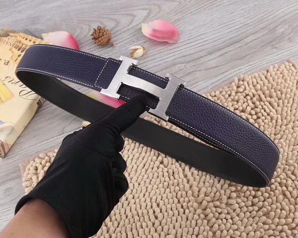 Super Perfect Quality Hermes Belts(100% Genuine Leather,Reversible Steel Buckle)-200