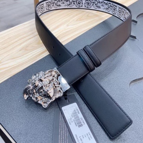 Super Perfect Quality Versace Belts(100% Genuine Leather,Steel Buckle)-585