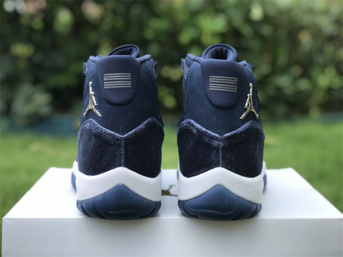 Authentic Air Jordan 11 Velvet “Midnight Navy” Women Shoes