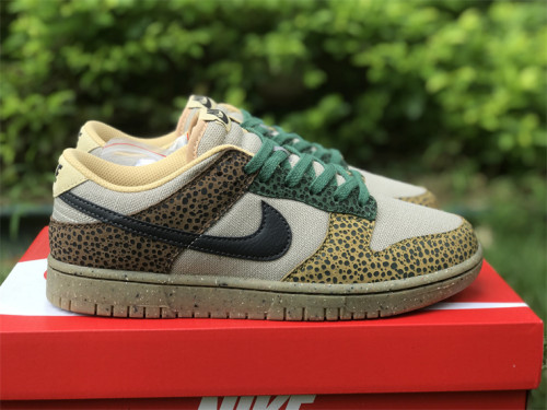 Authentic Nike Dunk Low “Safari”