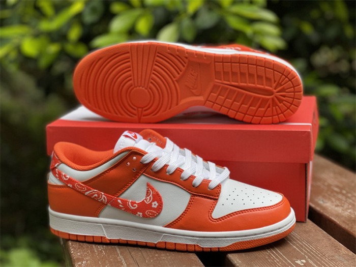 Authentic Nike Dunk Low “Orange Paisley”
