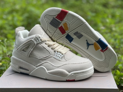 Authentic Air Jordan 4 “Canvas” Women Size