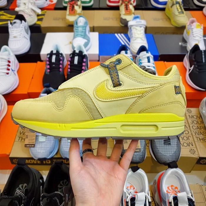 Authentic Travis Scott x Nike Air Max 1 “Saturn Gold”