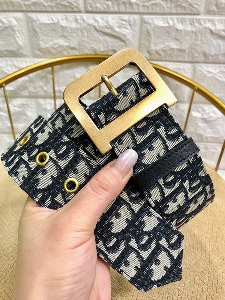 Super Perfect Quality Dior Belts(100% Genuine Leather,steel Buckle)-837