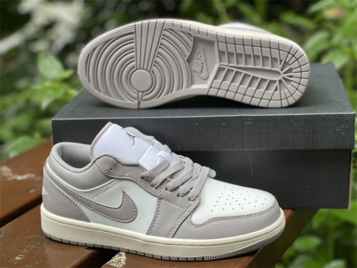 Authentic Air Jordan 1 Low Vintage Grey