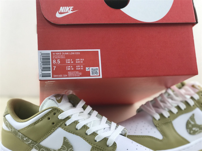 Authentic Nike Dunk Low “Barley Paisley” DH4401-104