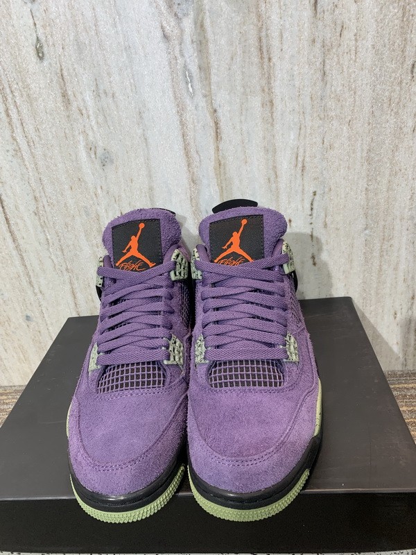 Authentic Air Jordan 4“Canyon Purple”