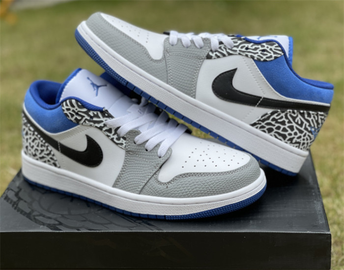 Authentic Air Jordan 1 Low True Blue