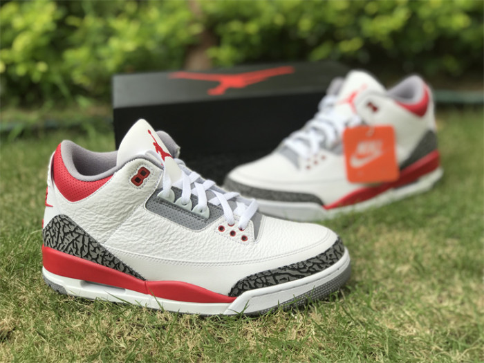 Authentic Air Jordan 3 OG “Fire Red”