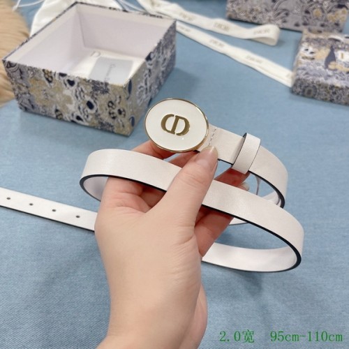 Super Perfect Quality Dior Belts(100% Genuine Leather,steel Buckle)-901