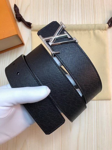 Super Perfect Quality LV Belts(100% Genuine Leather Steel Buckle)-3908