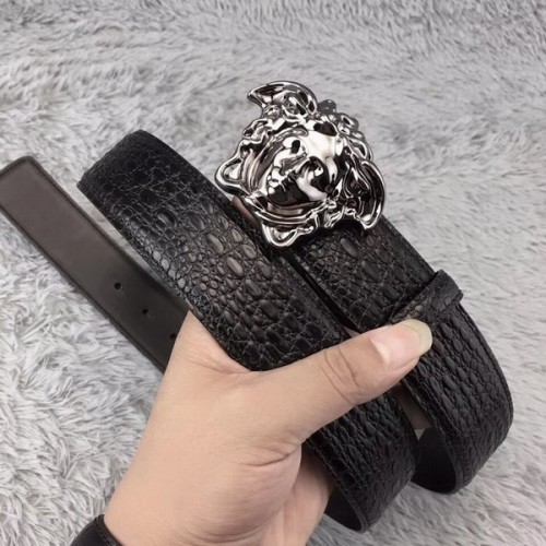 Super Perfect Quality Versace Belts(100% Genuine Leather,Steel Buckle)-1174