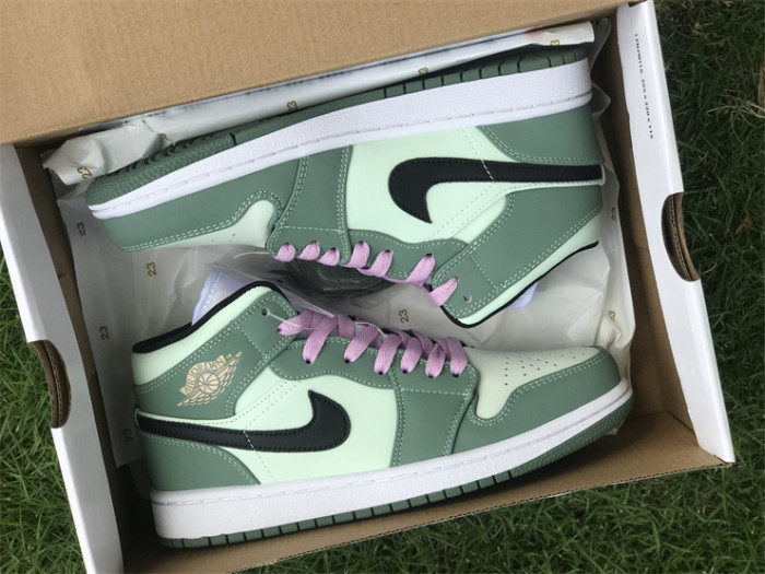 Authentic Air Jordan 1 Mid SE “Dutch Green”