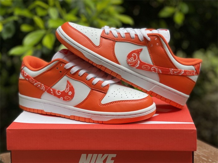 Authentic Nike Dunk Low “Orange Paisley”