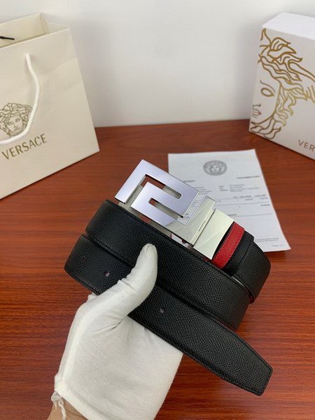 Super Perfect Quality Versace Belts(100% Genuine Leather,Steel Buckle)-1601