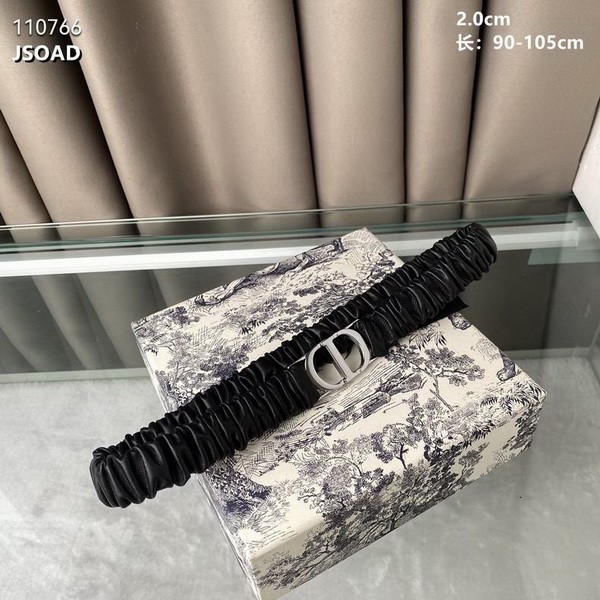 Super Perfect Quality Dior Belts(100% Genuine Leather,steel Buckle)-875