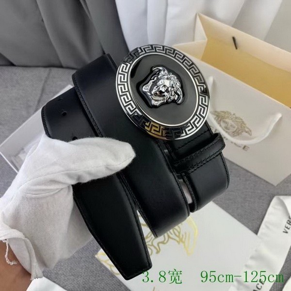 Super Perfect Quality Versace Belts(100% Genuine Leather,Steel Buckle)-1308