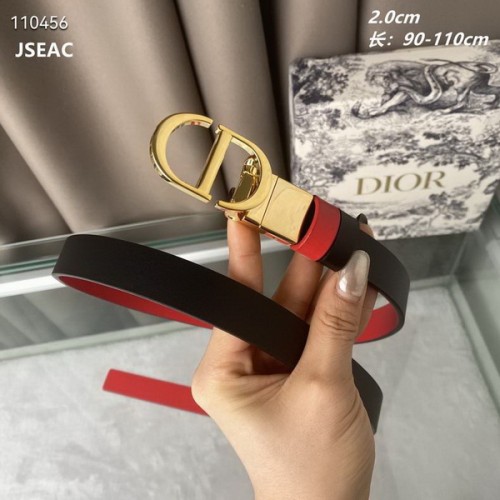 Super Perfect Quality Dior Belts(100% Genuine Leather,steel Buckle)-876