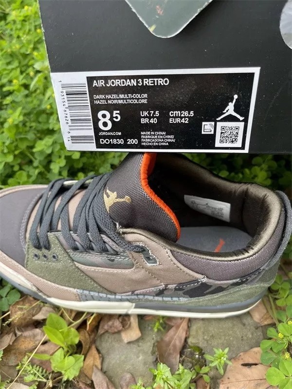 Authentic Air Jordan 3 “Camo”