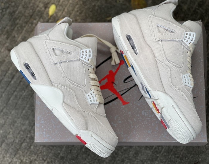 Authentic Air Jordan 4 “Canvas”