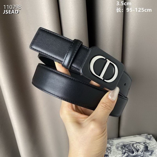 Super Perfect Quality Dior Belts(100% Genuine Leather,steel Buckle)-1117
